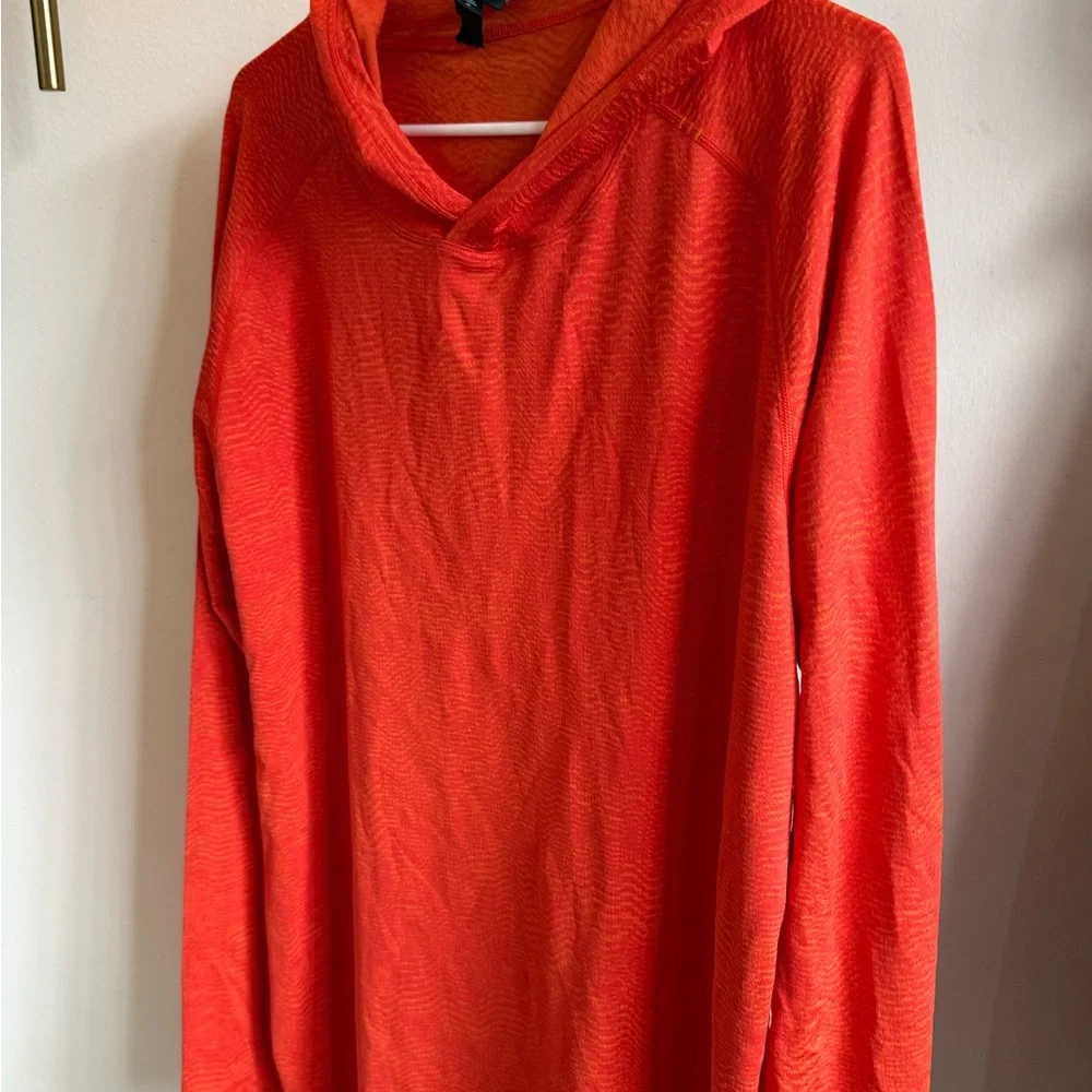 Metal Vent Tech Hoodie - XXL Men’s Lululemon Top, Longsleeves, Orange - Picture 5 of 7